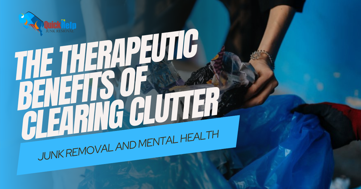 therapeutic benefits of clearing clutter