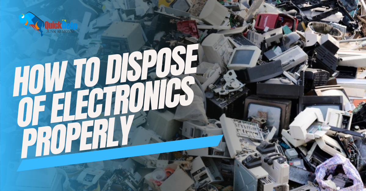 how to dispose of electronics properly
