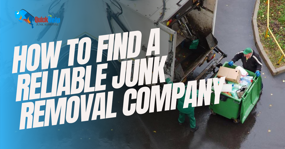 how to find a reliable junk removal company