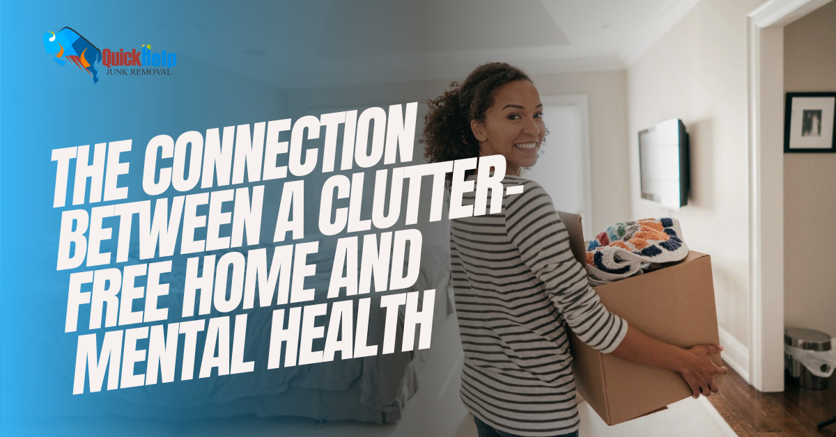 connection between a clutter free home and mental health