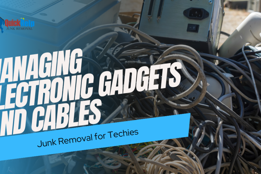 managing electronic gadgets and cables