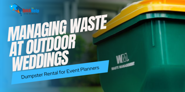 managing waste at outdoor weddings
