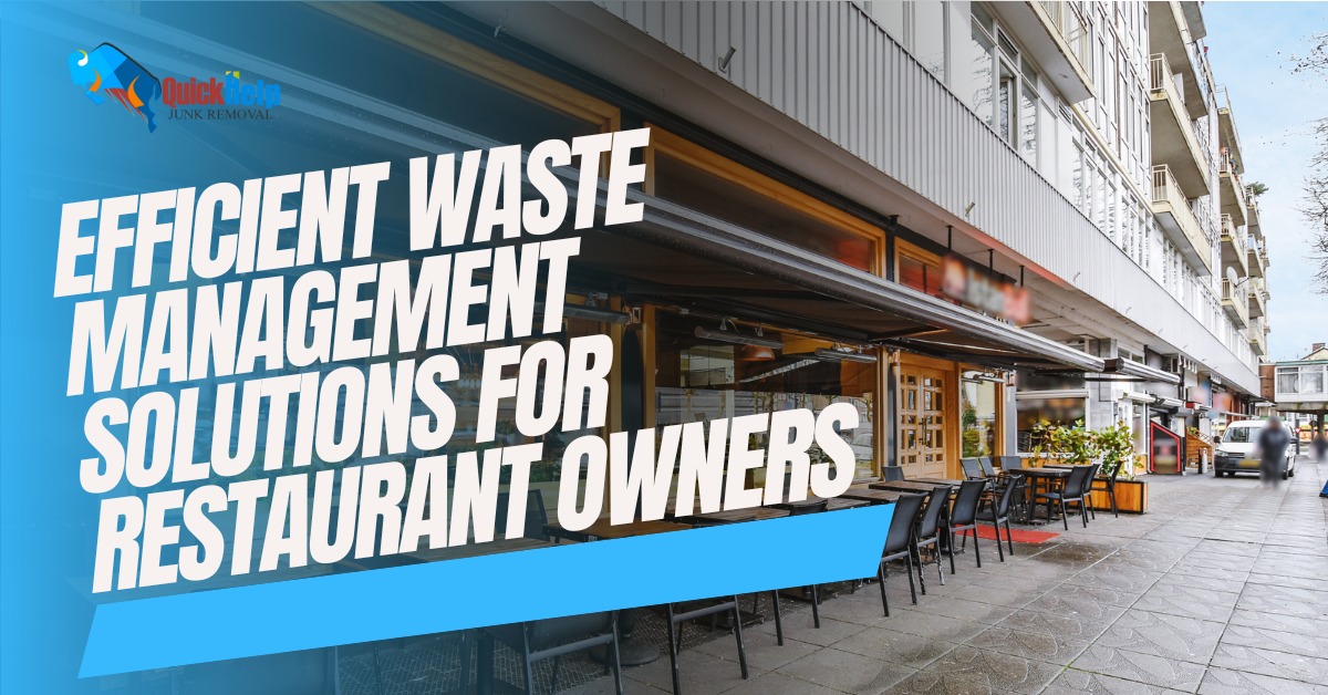 efficient waste management solutions for restaurant owners