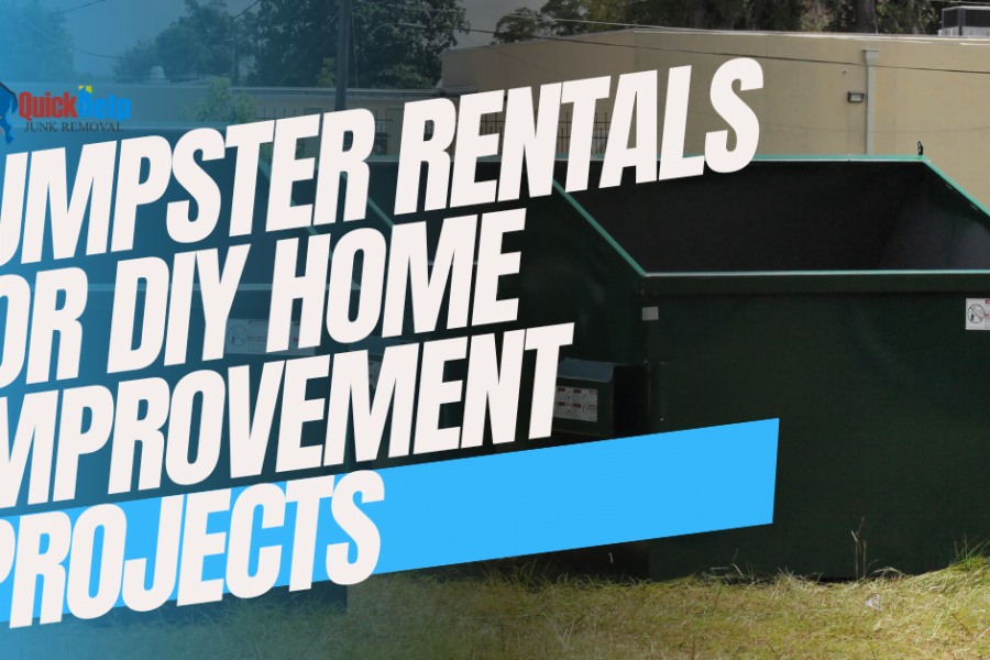 dumpster rentals for diy home improvement projects