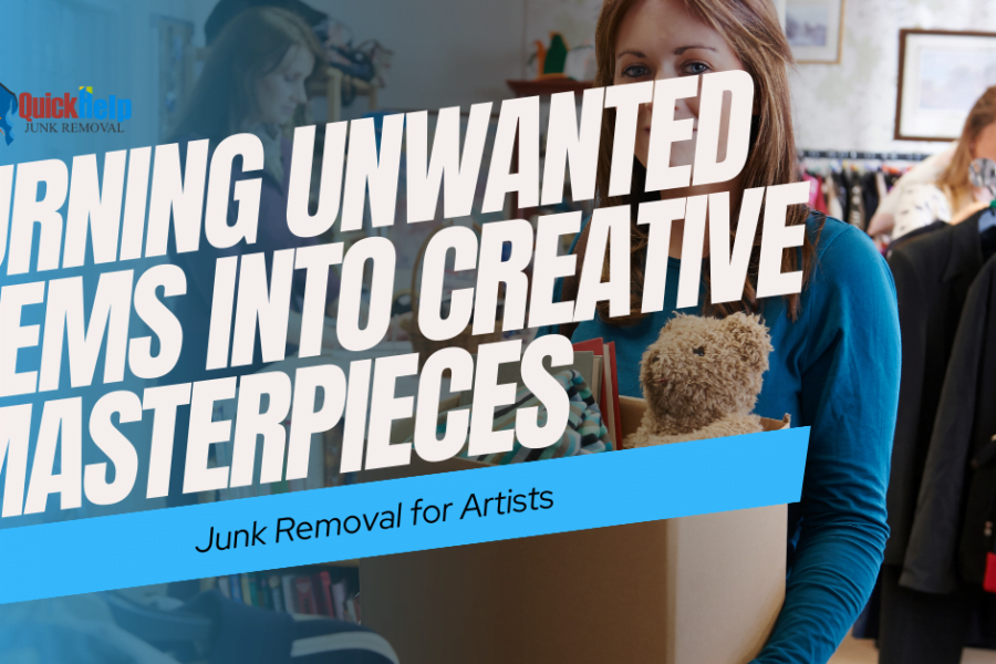 turning unwanted items into creative masterpieces