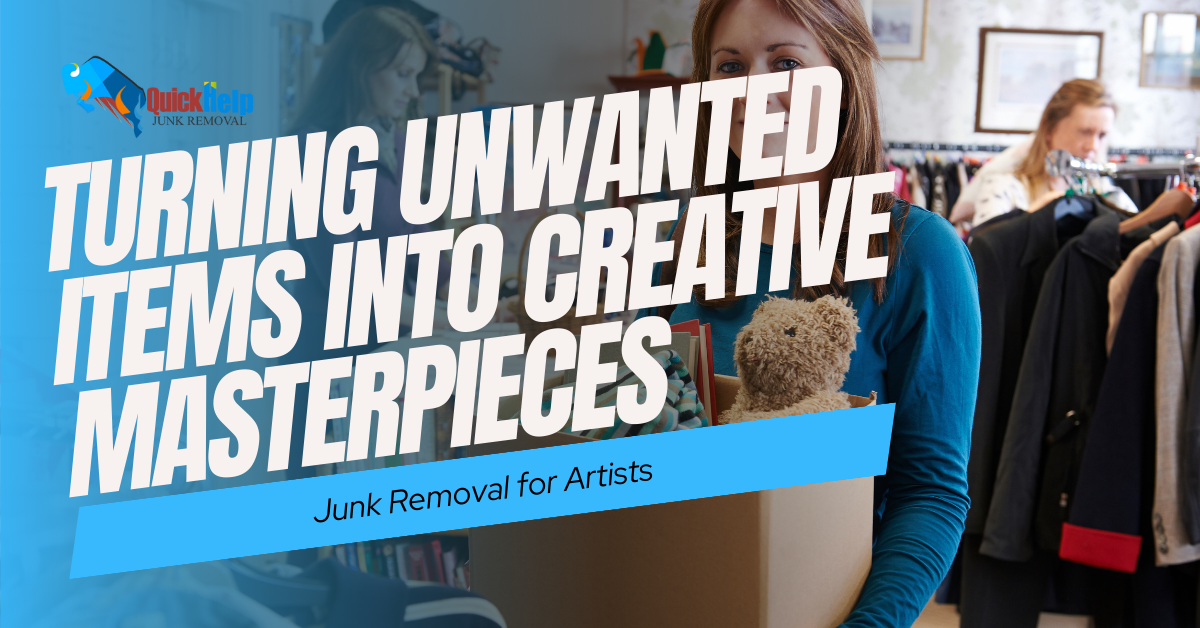 turning unwanted items into creative masterpieces