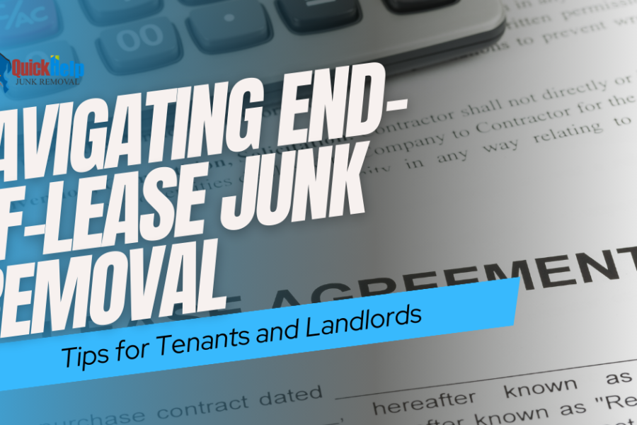 navigating end of lease junk removal