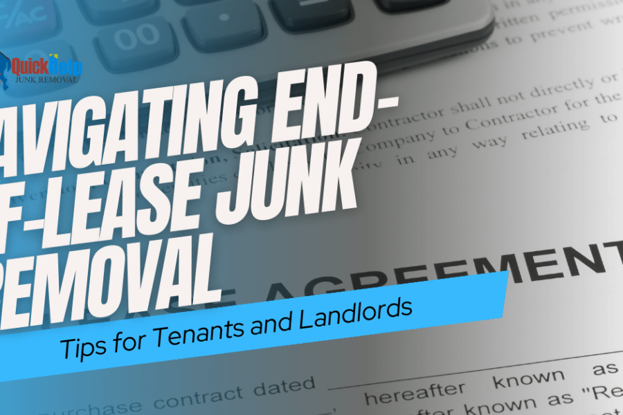 navigating end of lease junk removal