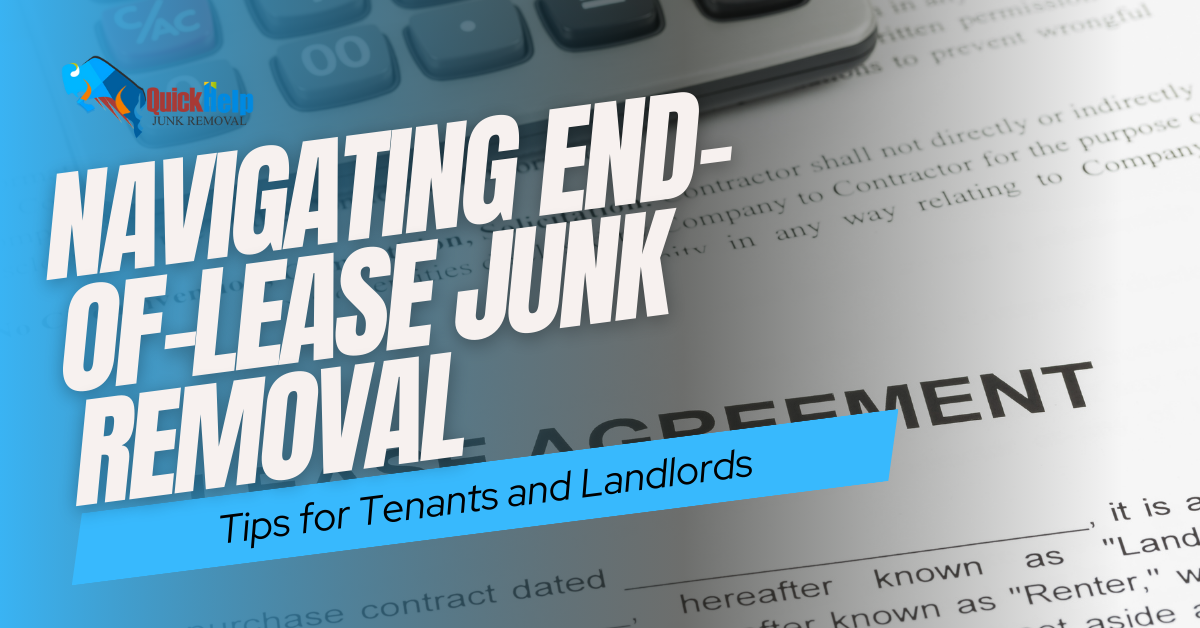 navigating end of lease junk removal