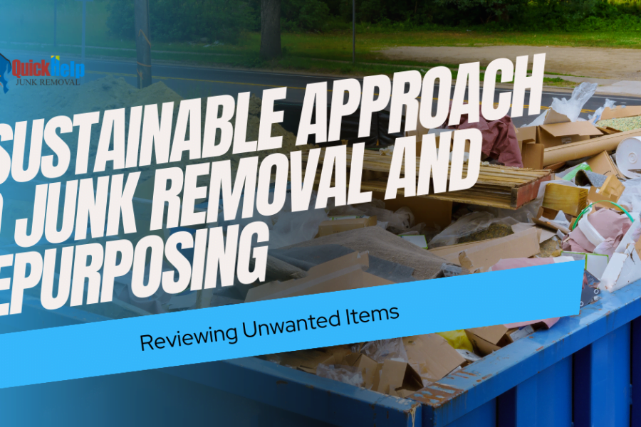 sustainable approach to junk removal and re purposing