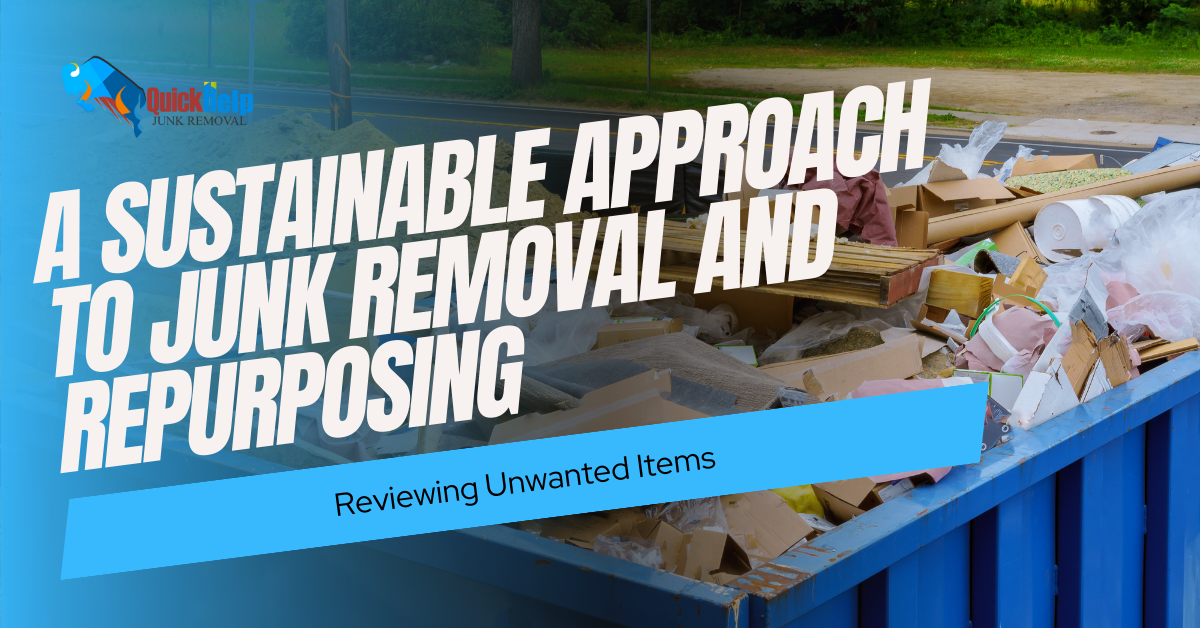 sustainable approach to junk removal and re purposing