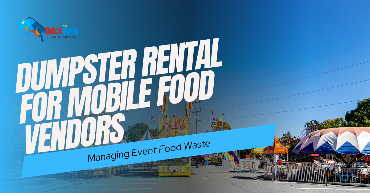 dumpster rental for mobile food vendors