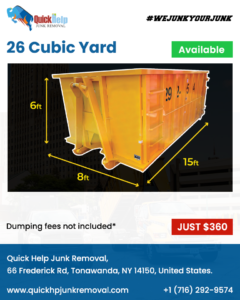 26 cubic yard