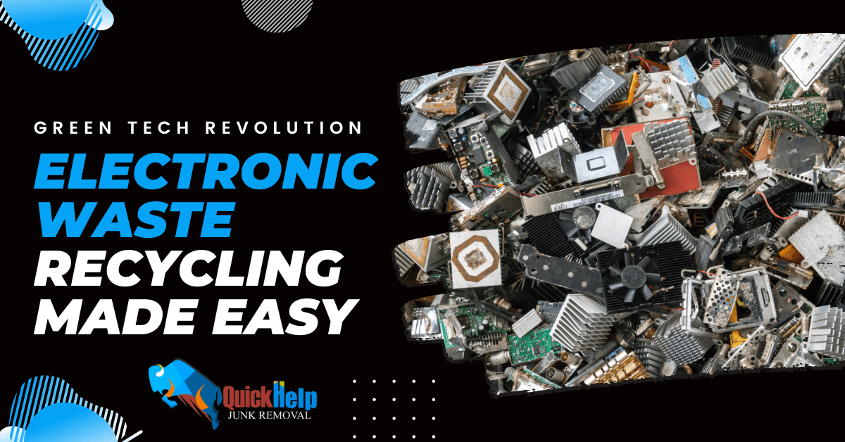 Green Tech Revolution: Electronic Waste Recycling Made Easy