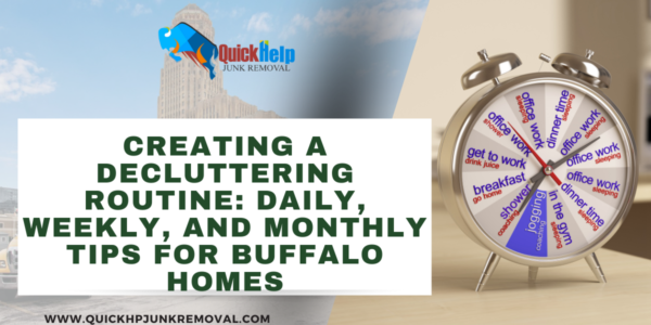 Creating a Decluttering Routine: Daily, Weekly, and Monthly Tips for Buffalo Homes