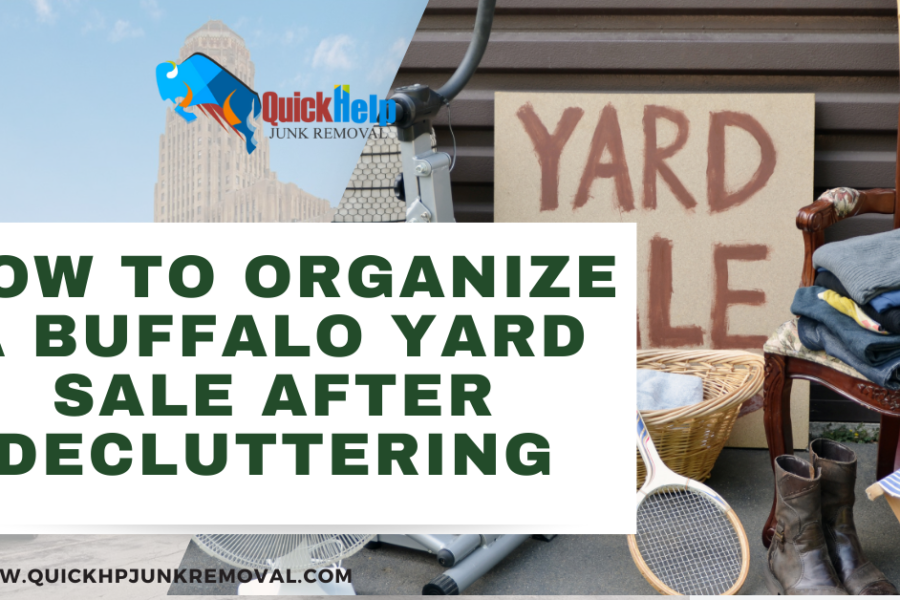 How to Organize a Buffalo Yard Sale After Decluttering