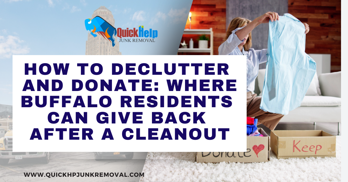 How to Declutter and Donate: Where Buffalo Residents Can Give Back After a Cleanout