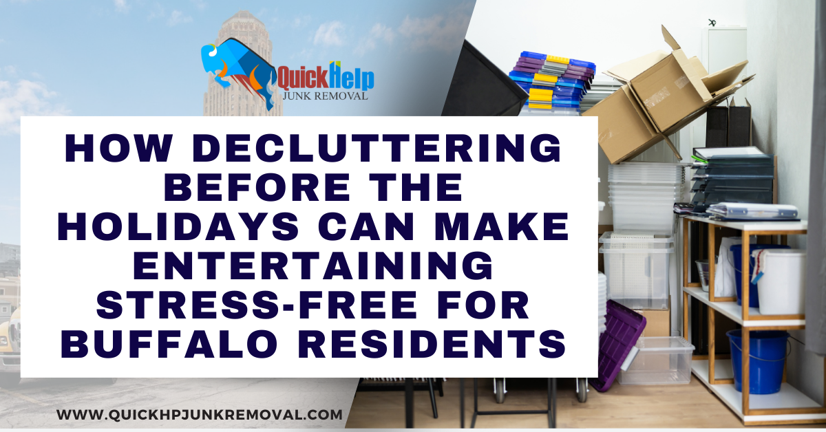 How Decluttering Before the Holidays Can Make Entertaining Stress-Free for Buffalo Residents