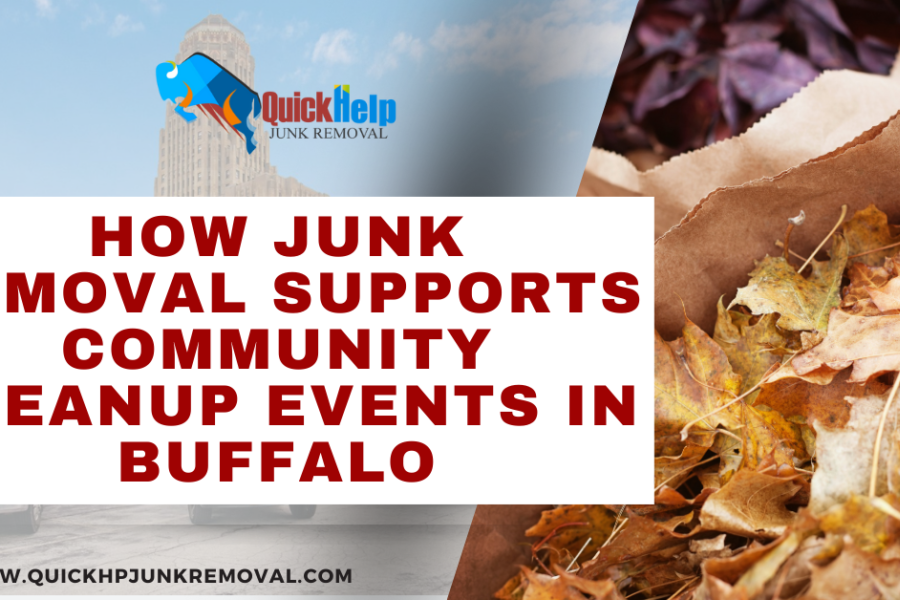 How Junk Removal Supports Community Clean-up Events in Buffalo