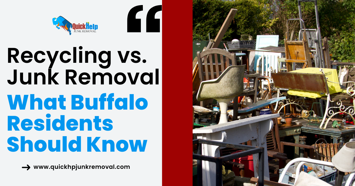 Recycling vs. Junk Removal: What Buffalo Residents Should Know