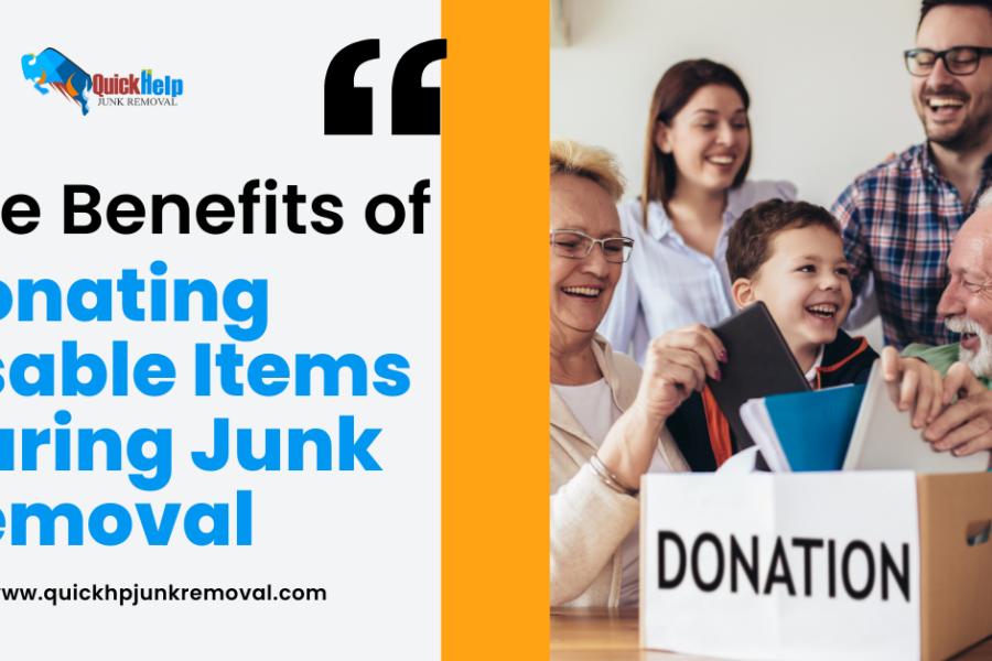 The Benefits of Donating Usable Items During Junk Removal