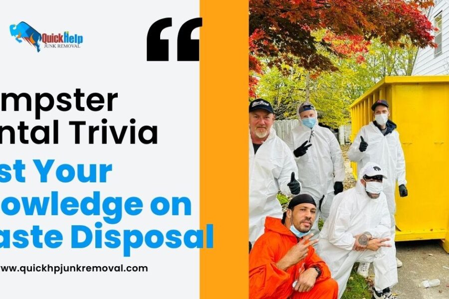 Dumpster Rental Trivia: Test Your Knowledge on Waste Disposal