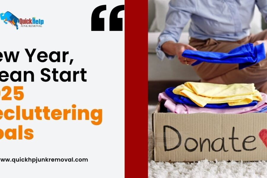 New Year, Clean Start: 2025 Decluttering Goals