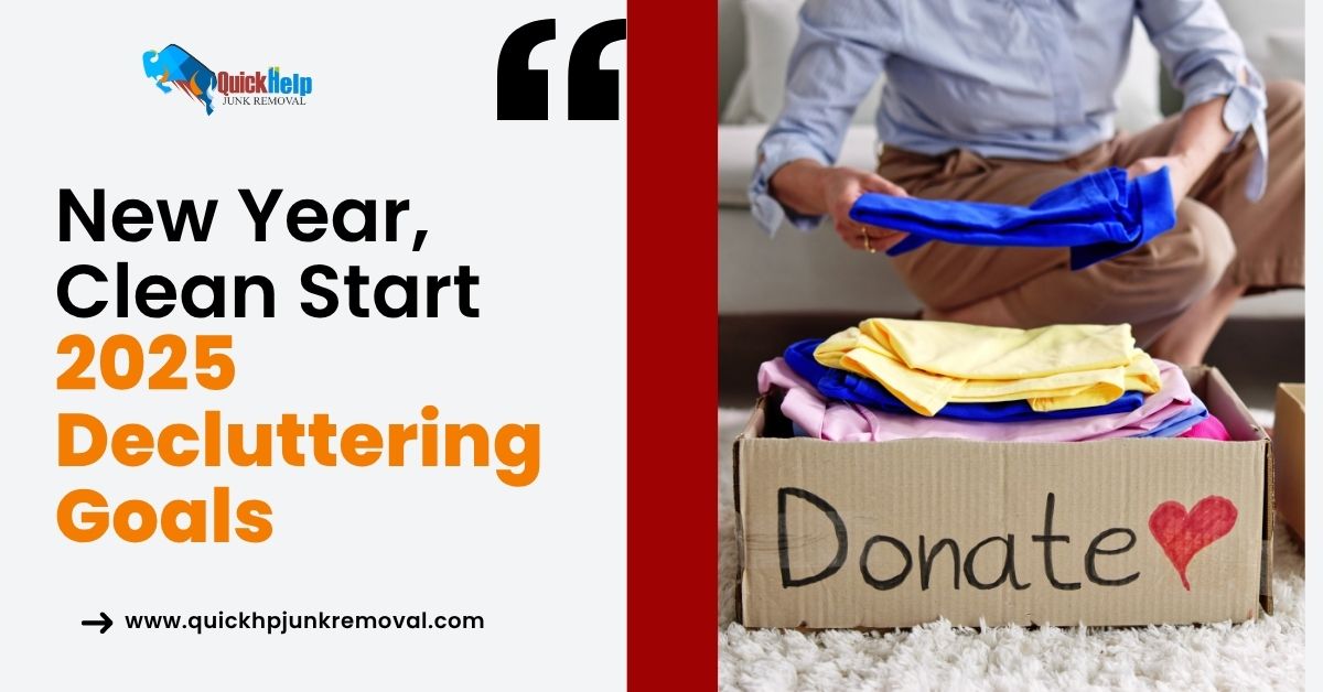 New Year, Clean Start: 2025 Decluttering Goals