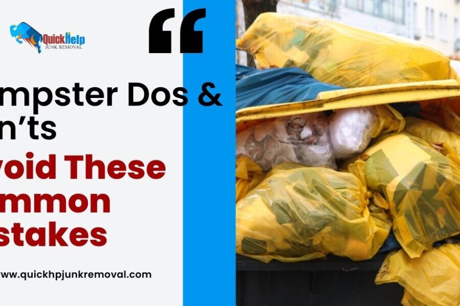 Dumpster Dos & Don’ts: Avoid These Common Mistakes