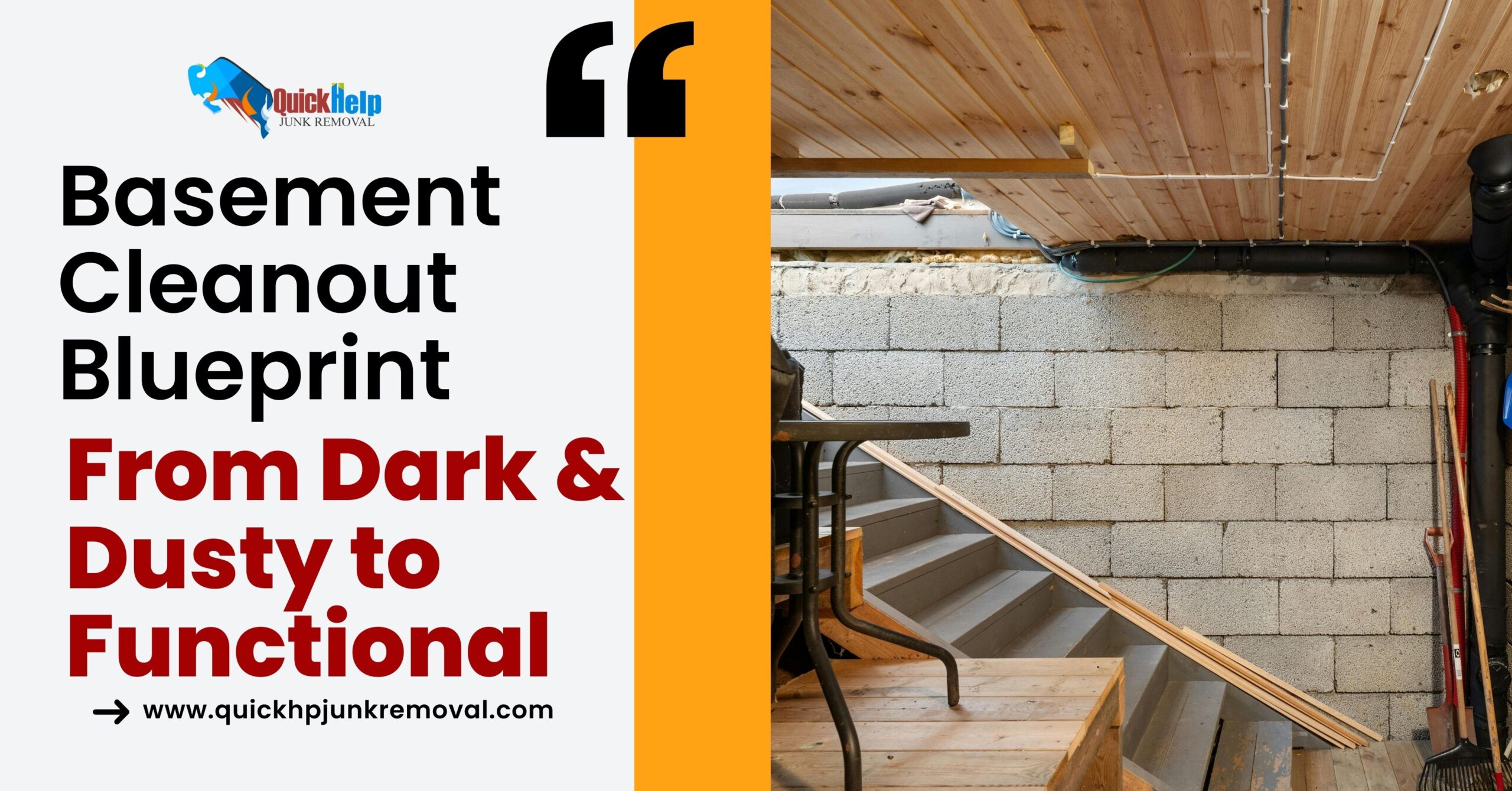 Basement Cleanout Blueprint: From Dark & Dusty to Functional