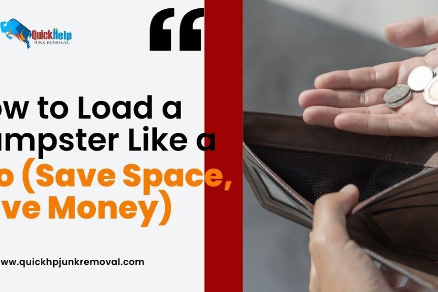 How to Load a Dumpster Like a Pro (Save Space, Save Money)