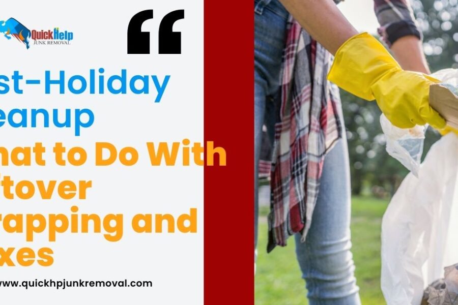 Post-Holiday Clean-up: What to Do With Leftover Wrapping and Boxes