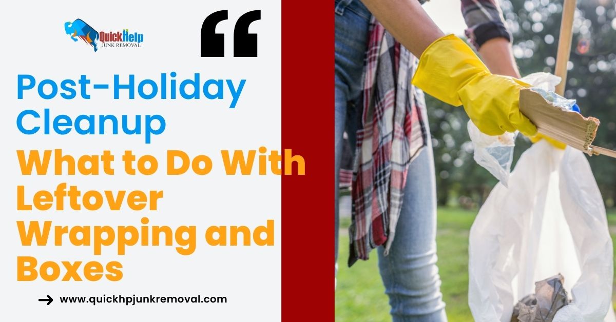 Post-Holiday Clean-up: What to Do With Leftover Wrapping and Boxes