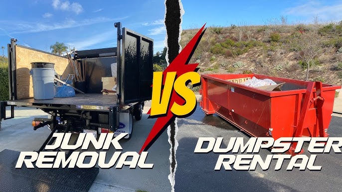 When Is a Dumpster Rental Better Than a Junk Removal Service?
