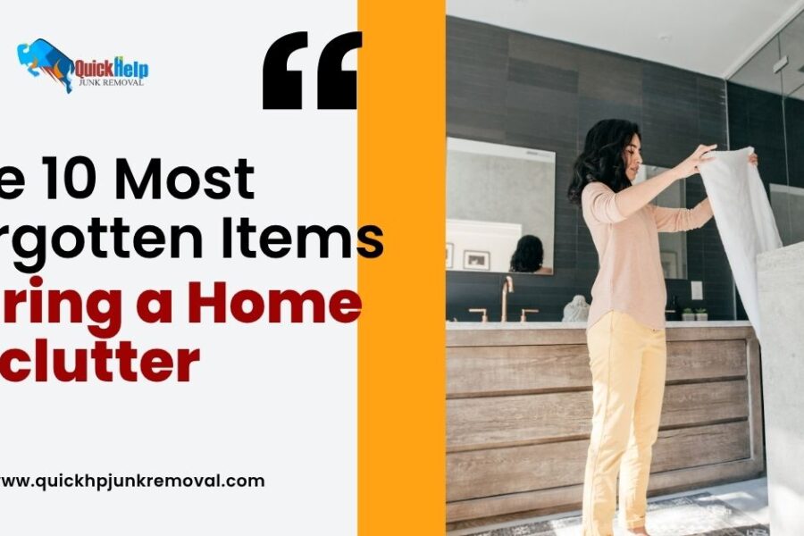 The 10 Most Forgotten Items During a Home Declutter