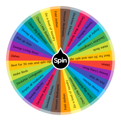 Spin the Wheel: What Room Should You Declutter Today?