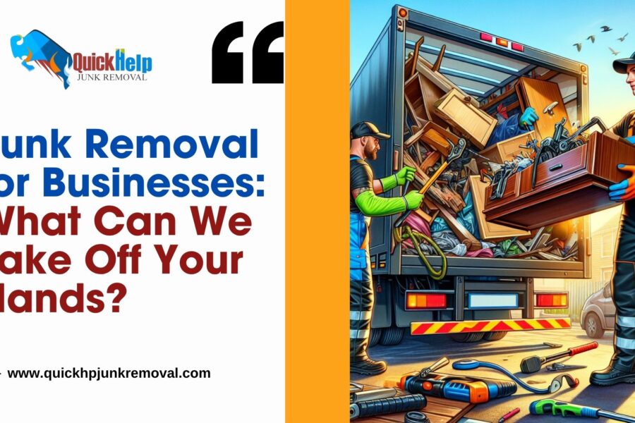 Junk Removal for Businesses: What Can We Take Off Your Hands?