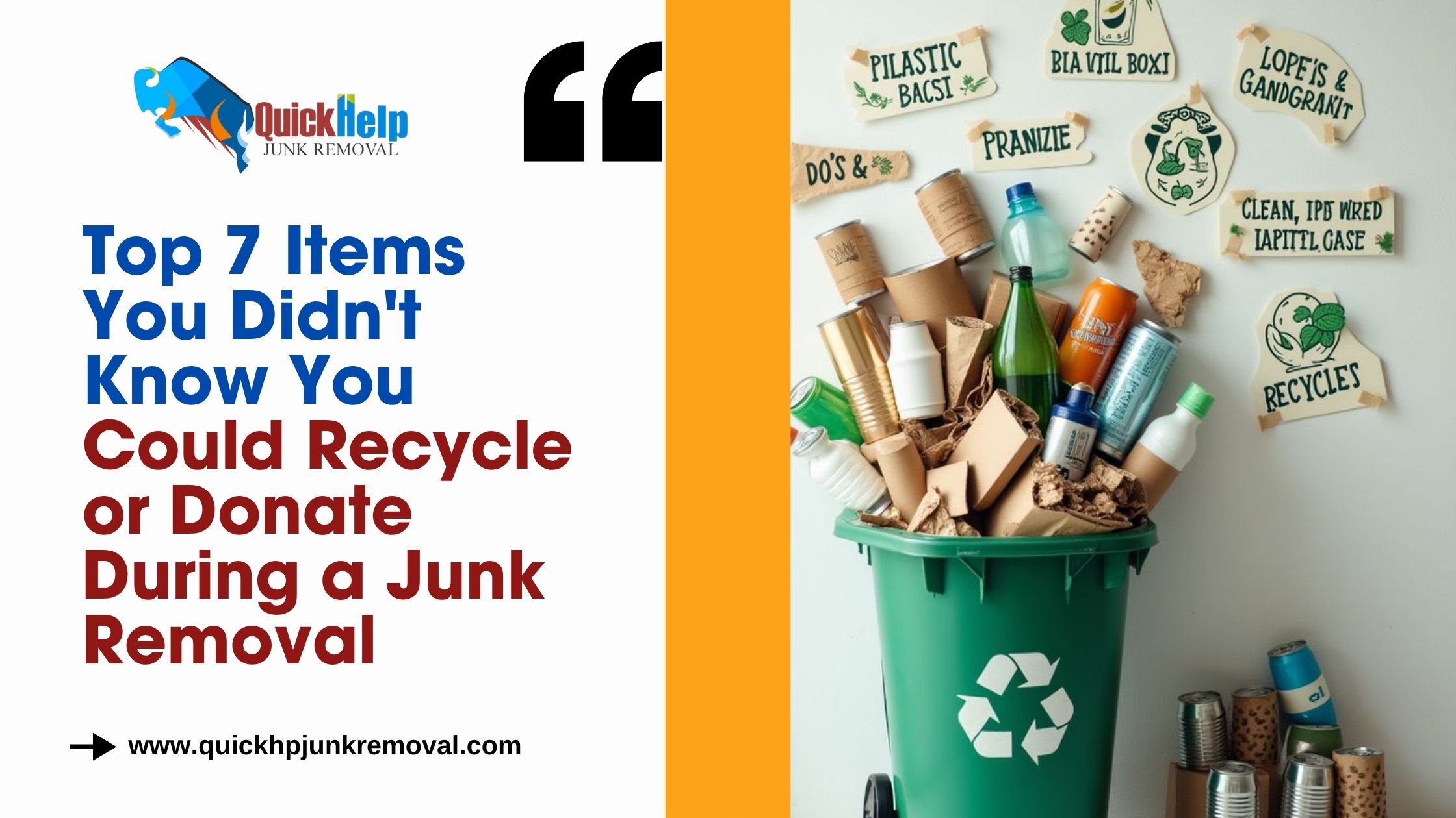Top 7 Items You Didn't Know You Could Recycle or Donate During a Junk Removal
