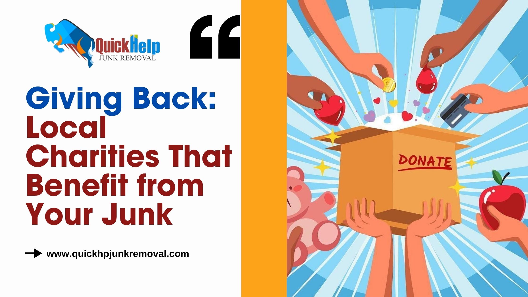 Giving Back: Local Charities That Benefit from Your Junk