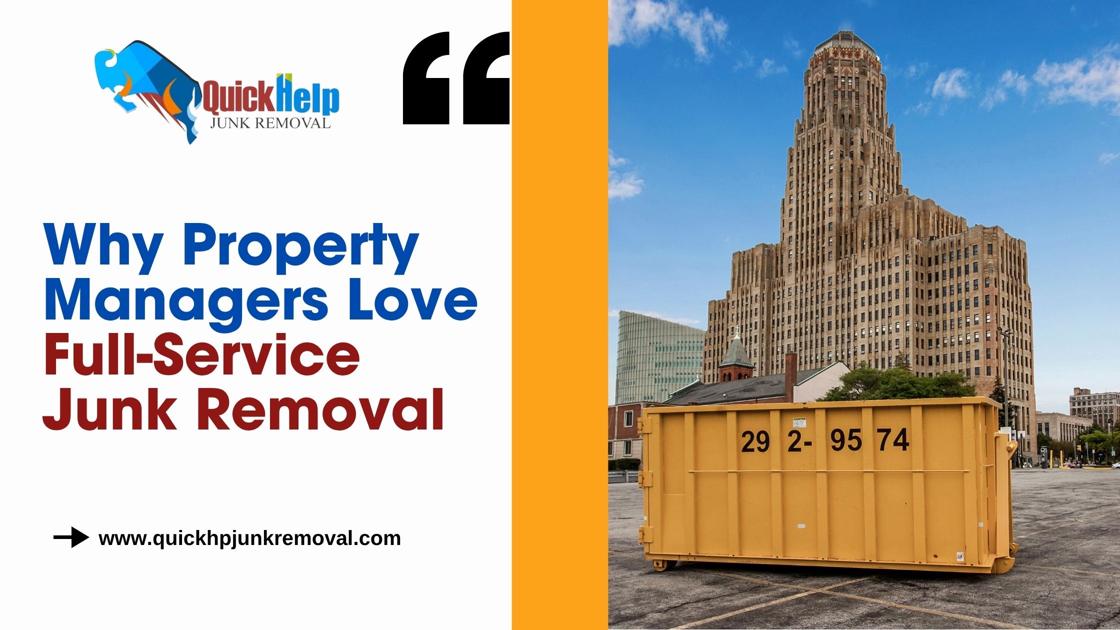 Why Property Managers Love Full-Service Junk Removal