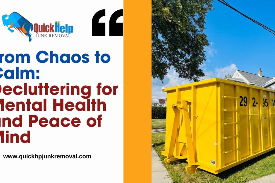 From Chaos to Calm: Decluttering for Mental Health and Peace of Mind