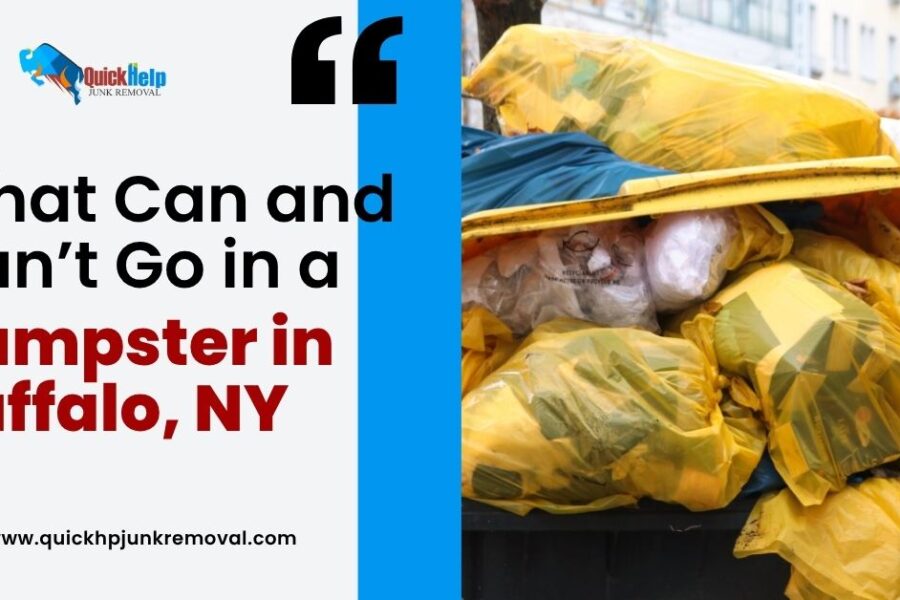 What Can and Can’t Go in a Dumpster in Buffalo, NY