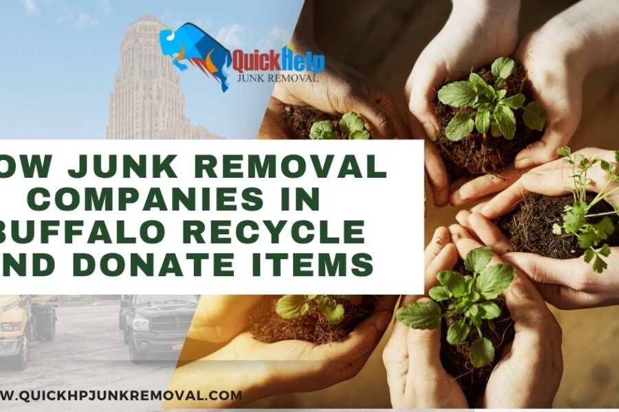 How Junk Removal Companies in Buffalo Recycle and Donate Items